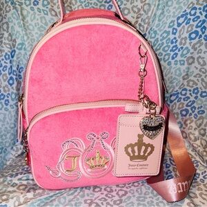 New Pink Juicy Couture Backpack Purse Bag MSRP $99 Juicy Lovers Pink Lemonade